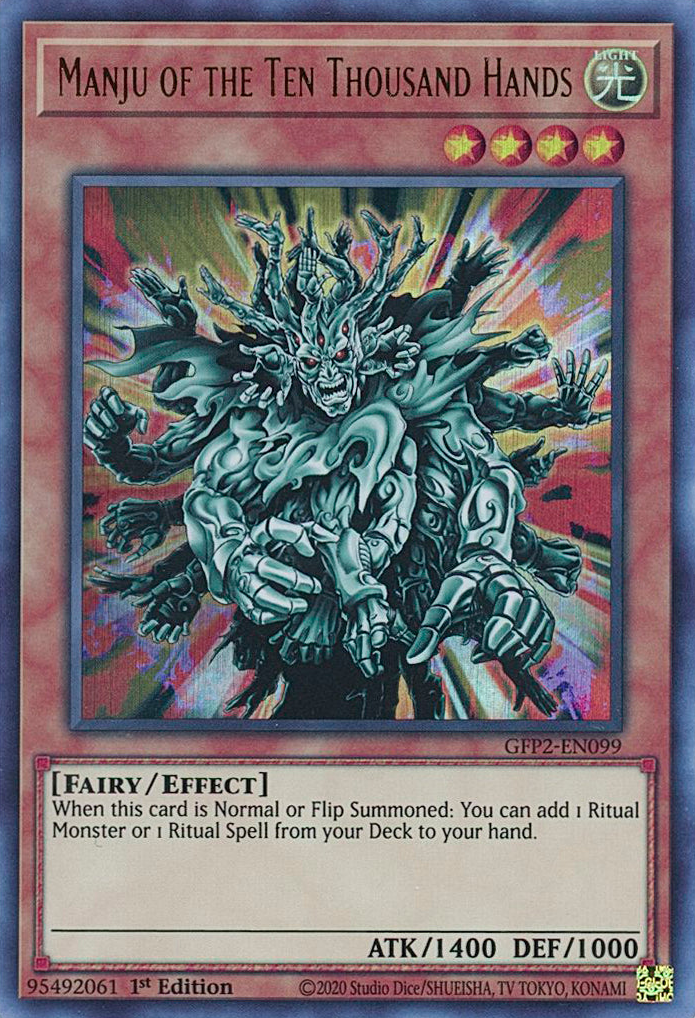 Manju of the Ten Thousand Hands [GFP2-EN099] Ultra Rare | Anubis Games and Hobby