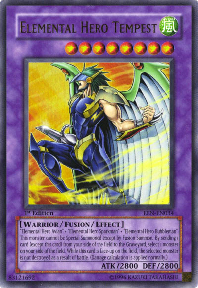 Elemental Hero Tempest [EEN-EN034] Ultra Rare | Anubis Games and Hobby