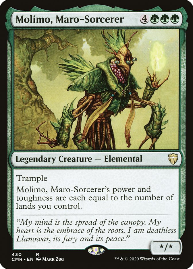 Molimo, Maro-Sorcerer [Commander Legends] | Anubis Games and Hobby