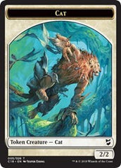 Cat // Soldier Double-Sided Token [Commander 2018 Tokens] | Anubis Games and Hobby