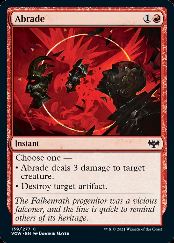 Abrade [Innistrad: Crimson Vow] | Anubis Games and Hobby