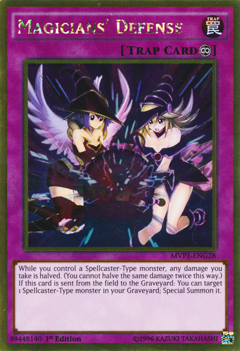 Magicians' Defense [MVP1-ENG28] Gold Rare | Anubis Games and Hobby