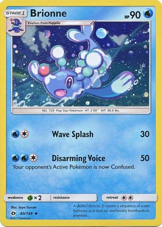 Brionne (40/149) (Cosmos Holo) [Sun & Moon: Base Set] | Anubis Games and Hobby