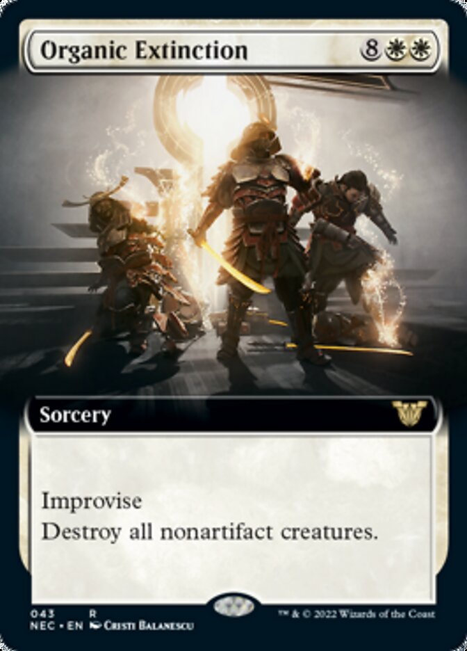 Organic Extinction (Extended Art) [Kamigawa: Neon Dynasty Commander] | Anubis Games and Hobby