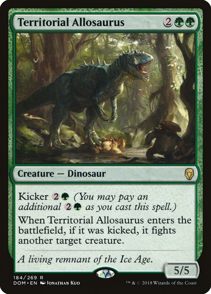 Territorial Allosaurus [Dominaria] | Anubis Games and Hobby