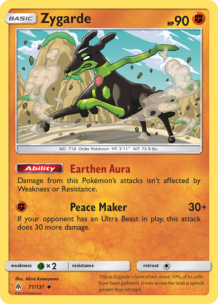 Zygarde (71/131) [Sun & Moon: Forbidden Light] | Anubis Games and Hobby