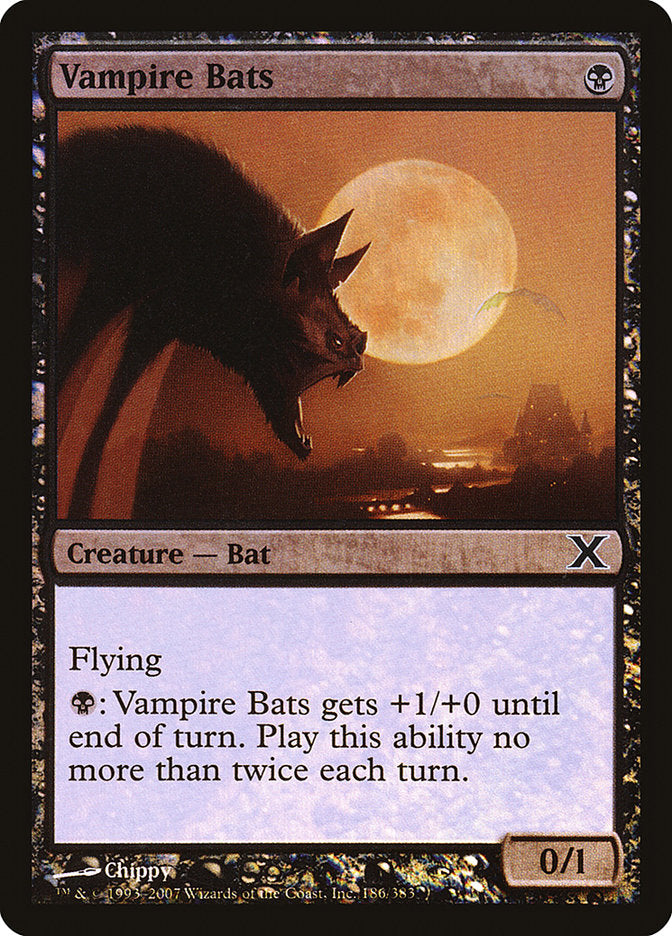 Vampire Bats (Premium Foil) [Tenth Edition] | Anubis Games and Hobby