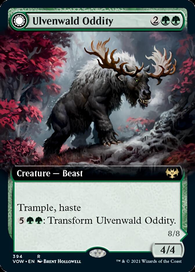 Ulvenwald Oddity // Ulvenwald Behemoth (Extended Art) [Innistrad: Crimson Vow] | Anubis Games and Hobby