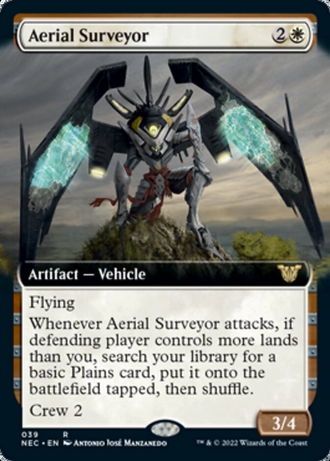 Aerial Surveyor (Extended Art) [Kamigawa: Neon Dynasty Commander] | Anubis Games and Hobby