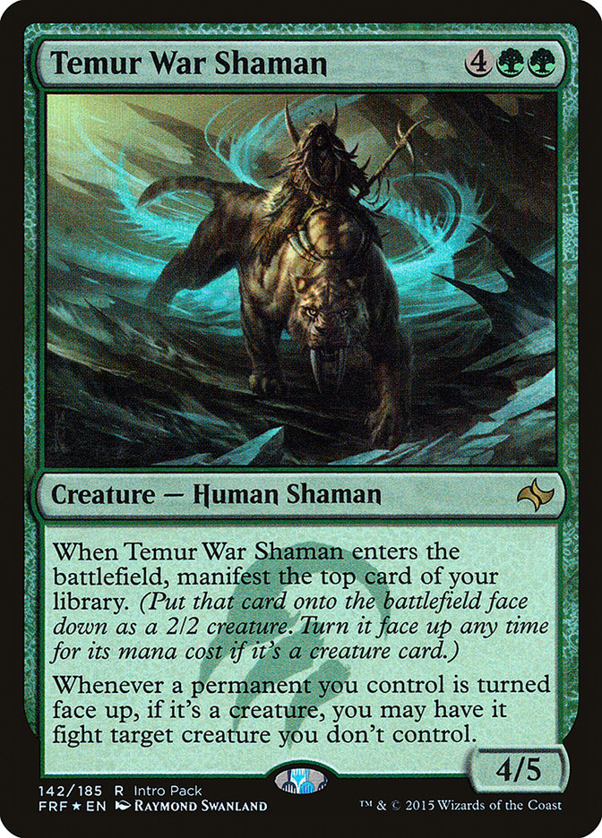 Temur War Shaman (Intro Pack) [Fate Reforged Promos] | Anubis Games and Hobby