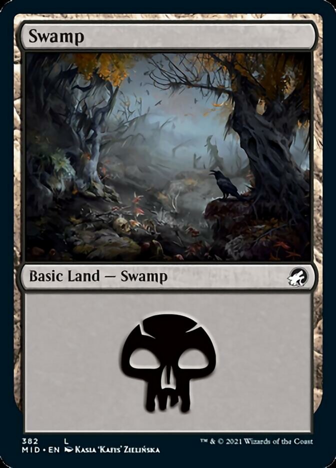 Swamp (382) [Innistrad: Midnight Hunt] | Anubis Games and Hobby