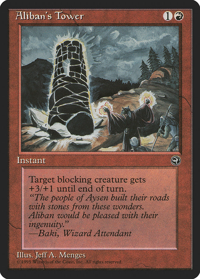 Aliban's Tower (Baki Flavor Text) [Homelands] | Anubis Games and Hobby