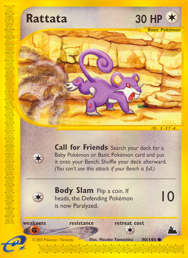 Rattata (90/144) [Skyridge] | Anubis Games and Hobby