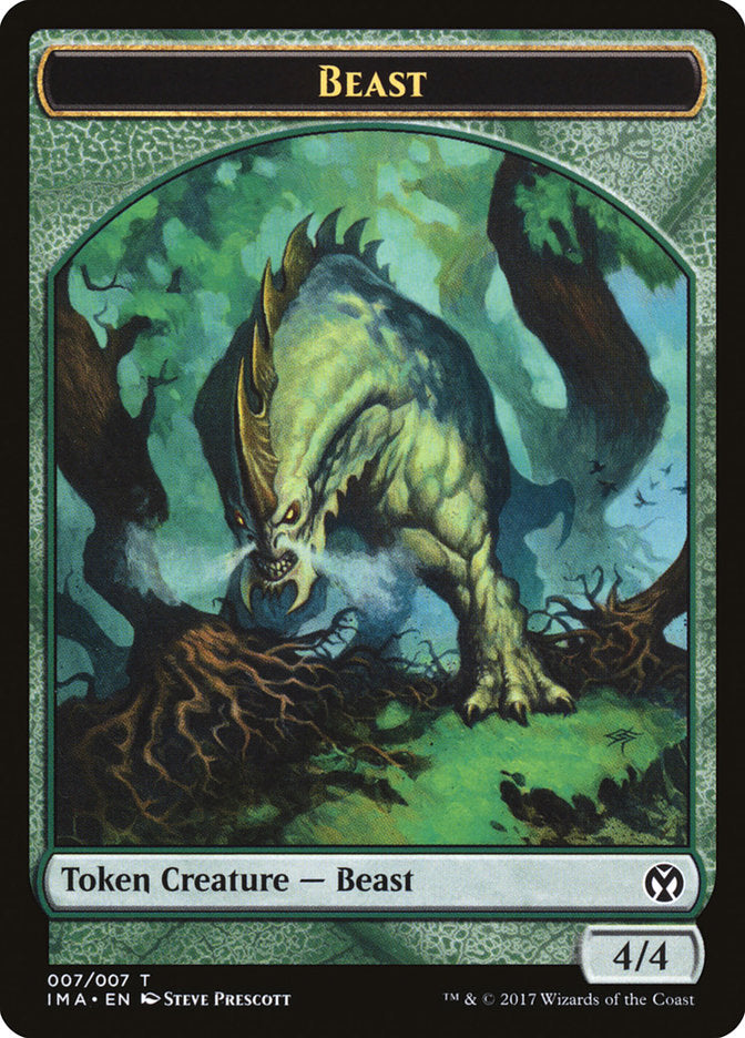 Beast Token [Iconic Masters Tokens] | Anubis Games and Hobby
