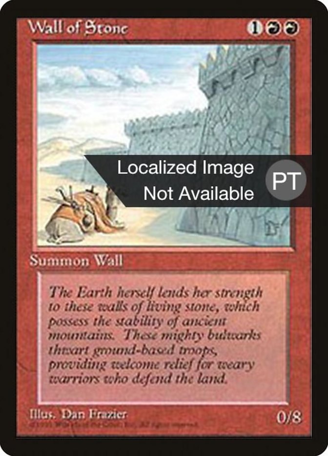 Wall of Stone [Fourth Edition (Foreign Black Border)] | Anubis Games and Hobby