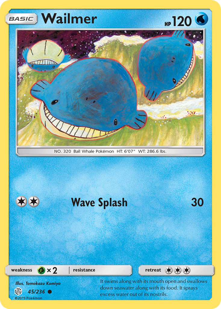 Wailmer (45/236) [Sun & Moon: Cosmic Eclipse] | Anubis Games and Hobby