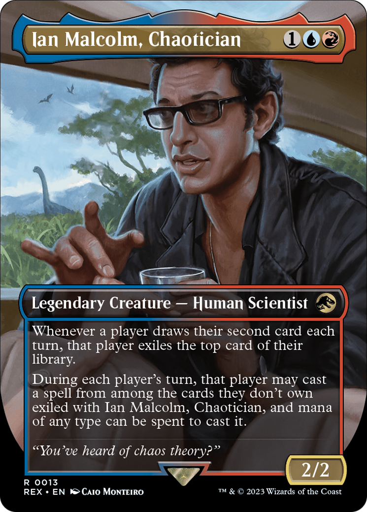 Ian Malcolm, Chaotician (Borderless) [Jurassic World Collection] | Anubis Games and Hobby