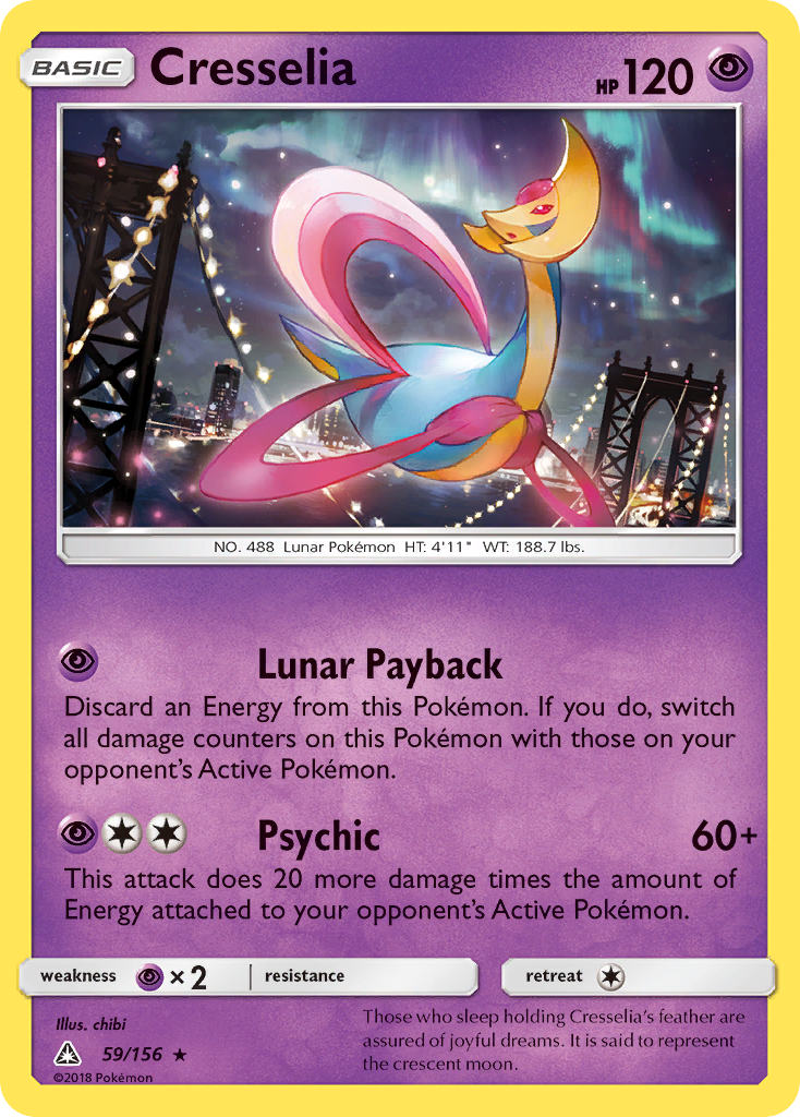 Cresselia (59/156) [Sun & Moon: Ultra Prism] | Anubis Games and Hobby