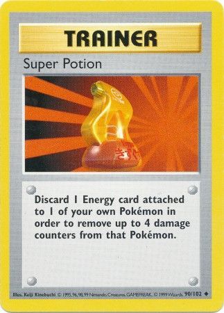 Super Potion (90/102) [Base Set Shadowless Unlimited] | Anubis Games and Hobby