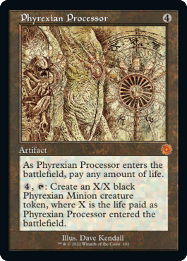 Phyrexian Processor (Retro Schematic) [The Brothers' War Retro Artifacts] | Anubis Games and Hobby