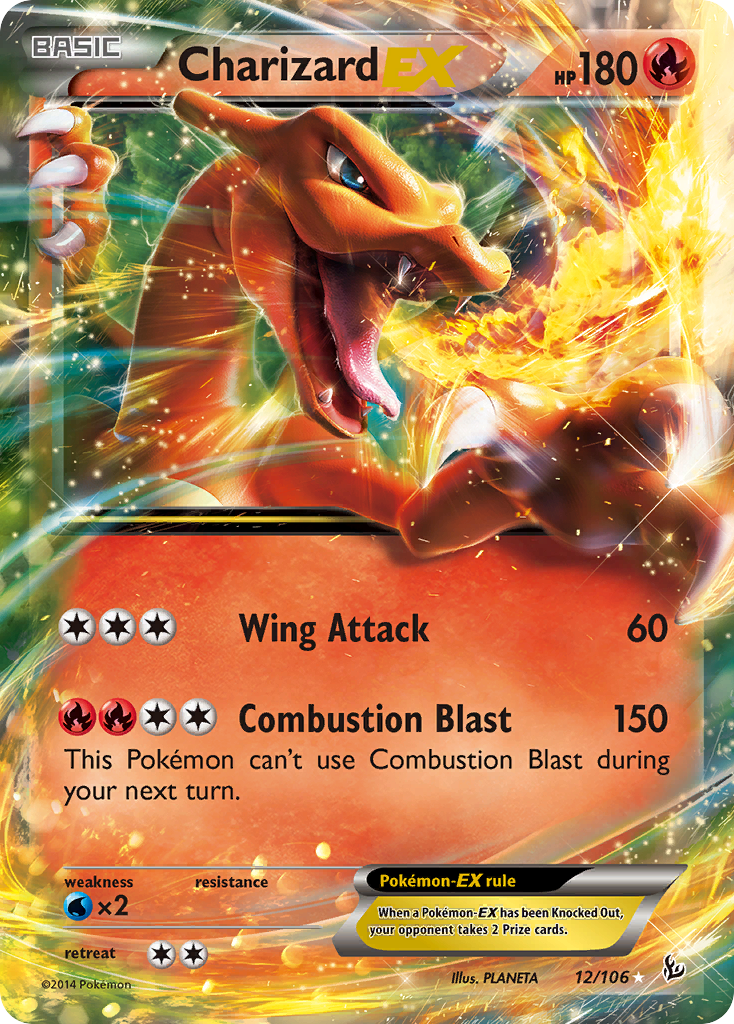 Charizard EX (12/106) [XY: Flashfire] | Anubis Games and Hobby