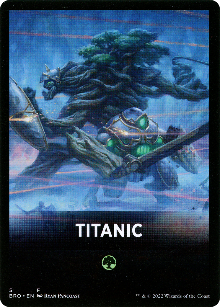 Titanic Theme Card [The Brothers' War Tokens] | Anubis Games and Hobby