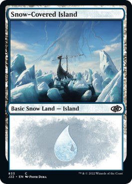 Snow-Covered Island [Jumpstart 2022] | Anubis Games and Hobby