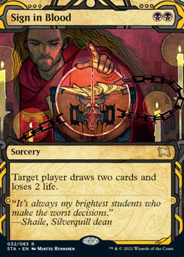 Sign in Blood [Strixhaven: School of Mages Mystical Archive] | Anubis Games and Hobby