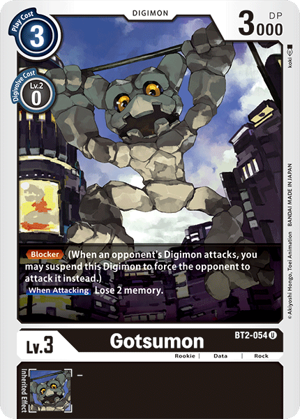 Gotsumon [BT2-054] [Release Special Booster Ver.1.0] | Anubis Games and Hobby