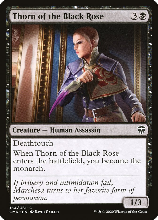 Thorn of the Black Rose [Commander Legends] | Anubis Games and Hobby