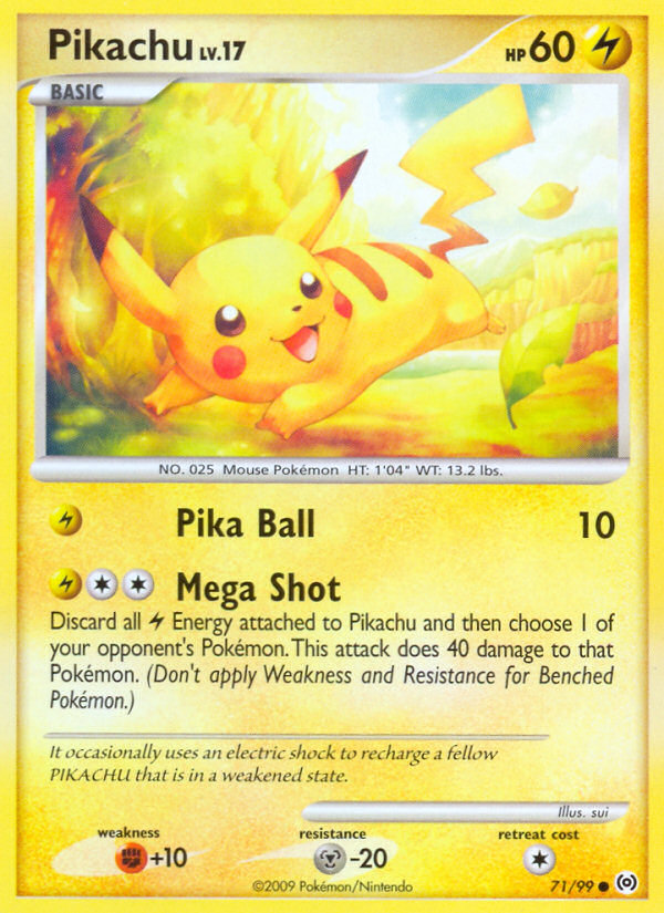 Pikachu (71/99) [Platinum: Arceus] | Anubis Games and Hobby