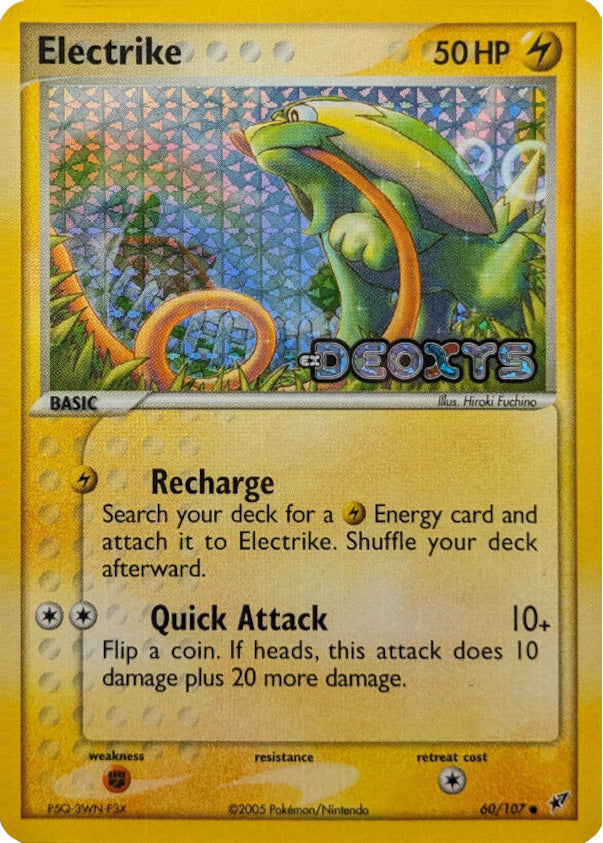 Electrike (60/107) (Stamped) [EX: Deoxys] | Anubis Games and Hobby