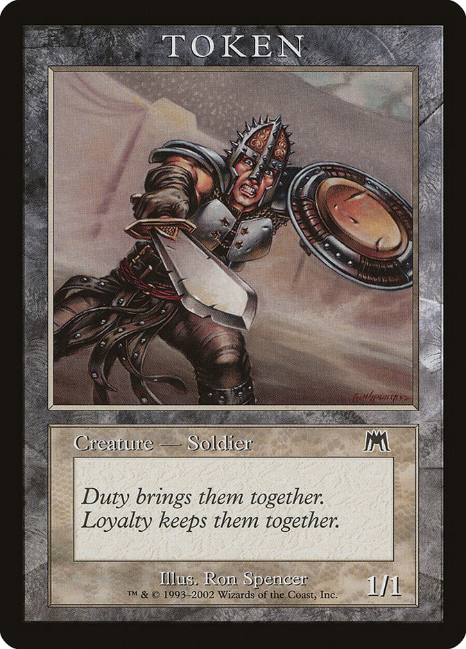 Soldier Token [Magic Player Rewards 2002] | Anubis Games and Hobby