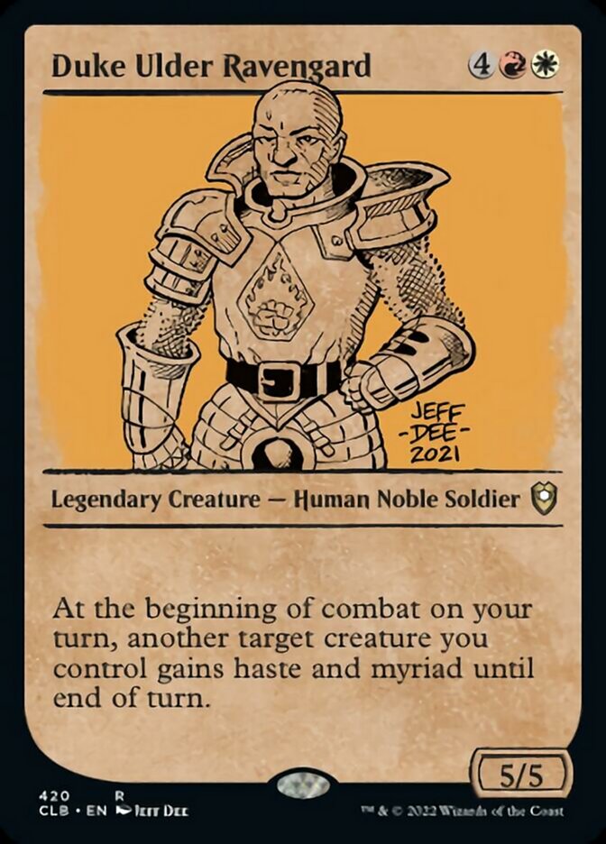 Duke Ulder Ravengard (Showcase) [Commander Legends: Battle for Baldur's Gate] | Anubis Games and Hobby