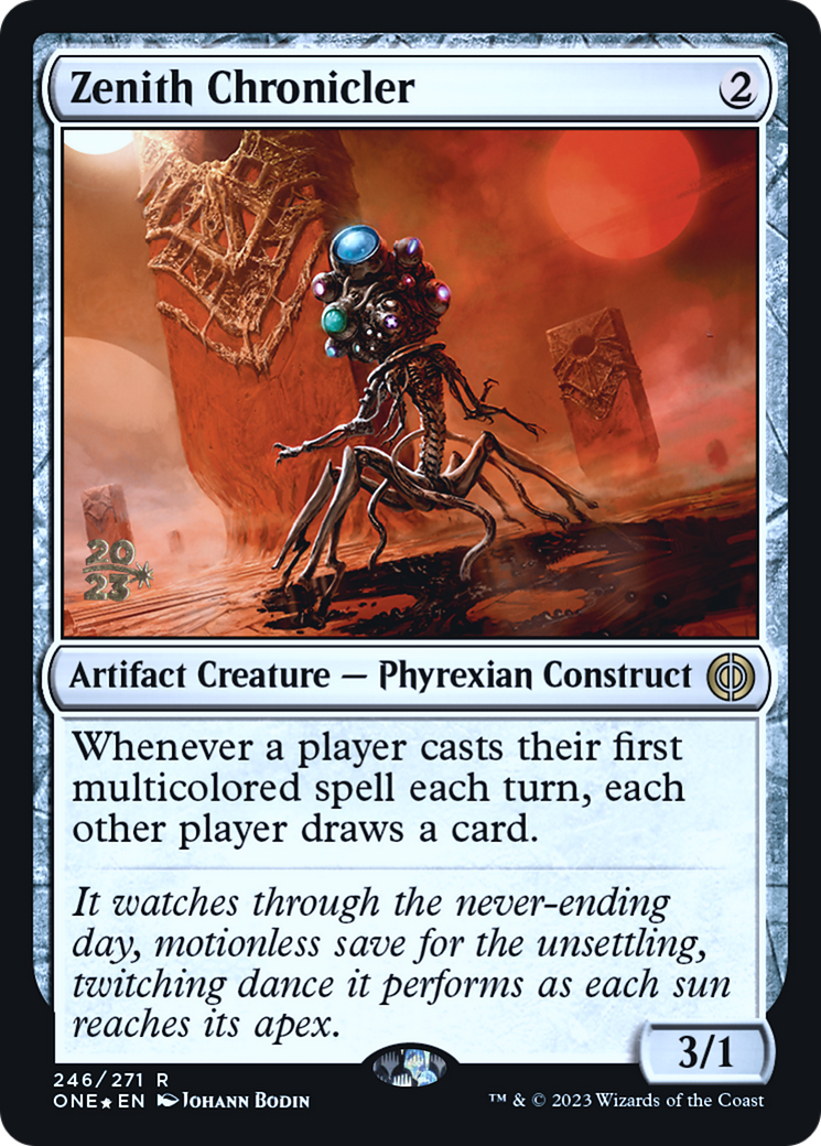 Zenith Chronicler [Phyrexia: All Will Be One Prerelease Promos] | Anubis Games and Hobby