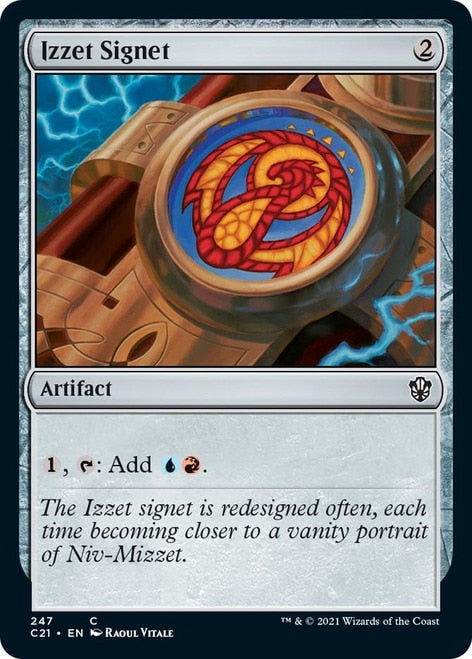Izzet Signet [Commander 2021] | Anubis Games and Hobby