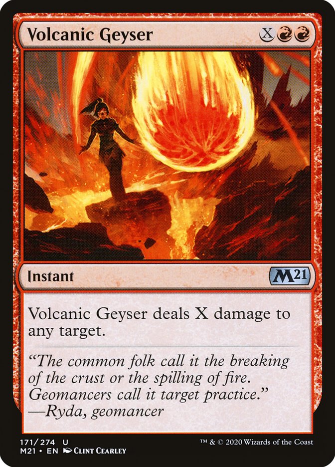 Volcanic Geyser [Core Set 2021] | Anubis Games and Hobby