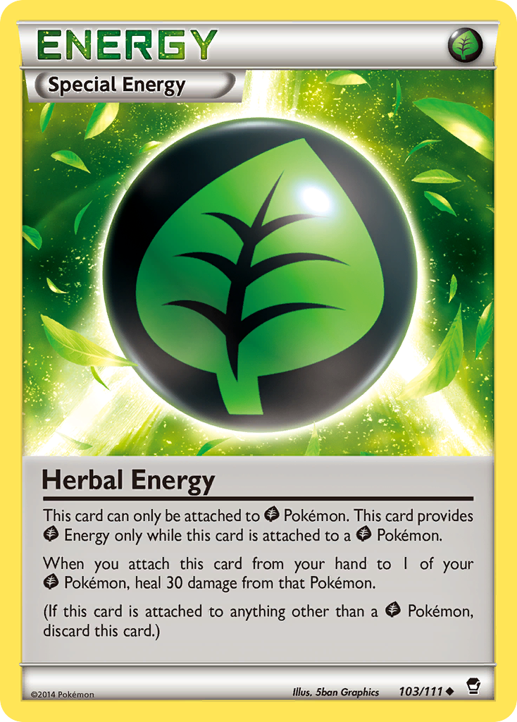 Herbal Energy (103/111) [XY: Furious Fists] | Anubis Games and Hobby