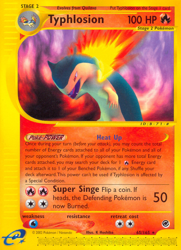 Typhlosion (65/165) [Expedition: Base Set] | Anubis Games and Hobby