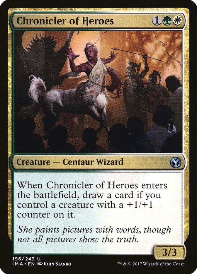 Chronicler of Heroes [Iconic Masters] | Anubis Games and Hobby