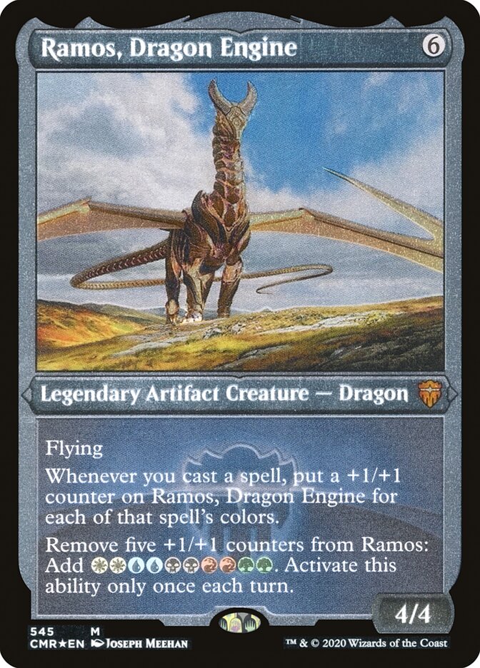 Ramos, Dragon Engine (Etched) [Commander Legends] | Anubis Games and Hobby