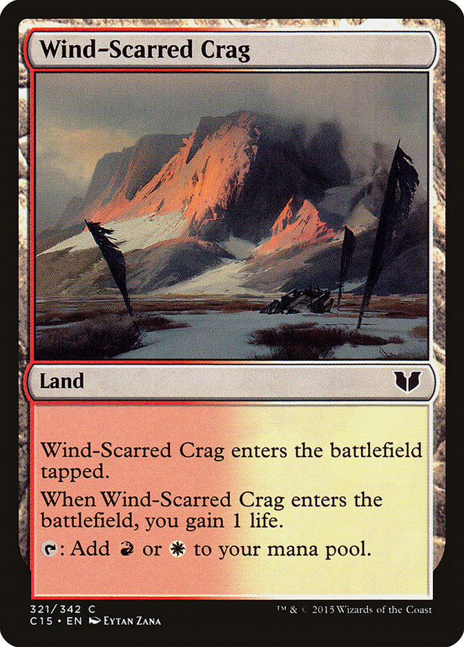 Wind-Scarred Crag [Commander 2015] | Anubis Games and Hobby