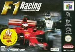 F1 Racing Championship - PAL Nintendo 64 | Anubis Games and Hobby