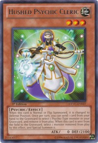 Hushed Psychic Cleric [Extreme Victory] [EXVC-EN027] | Anubis Games and Hobby