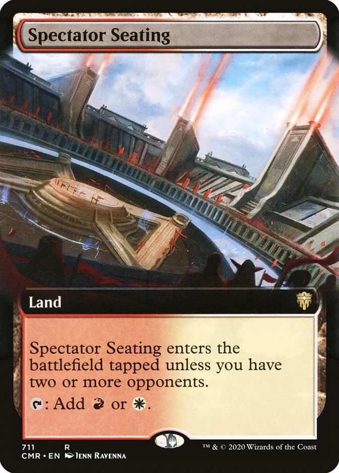 Spectator Seating (Extended Art) [Commander Legends] | Anubis Games and Hobby