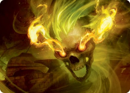 Flameskull Art Card [Dungeons & Dragons: Adventures in the Forgotten Realms Art Series] | Anubis Games and Hobby