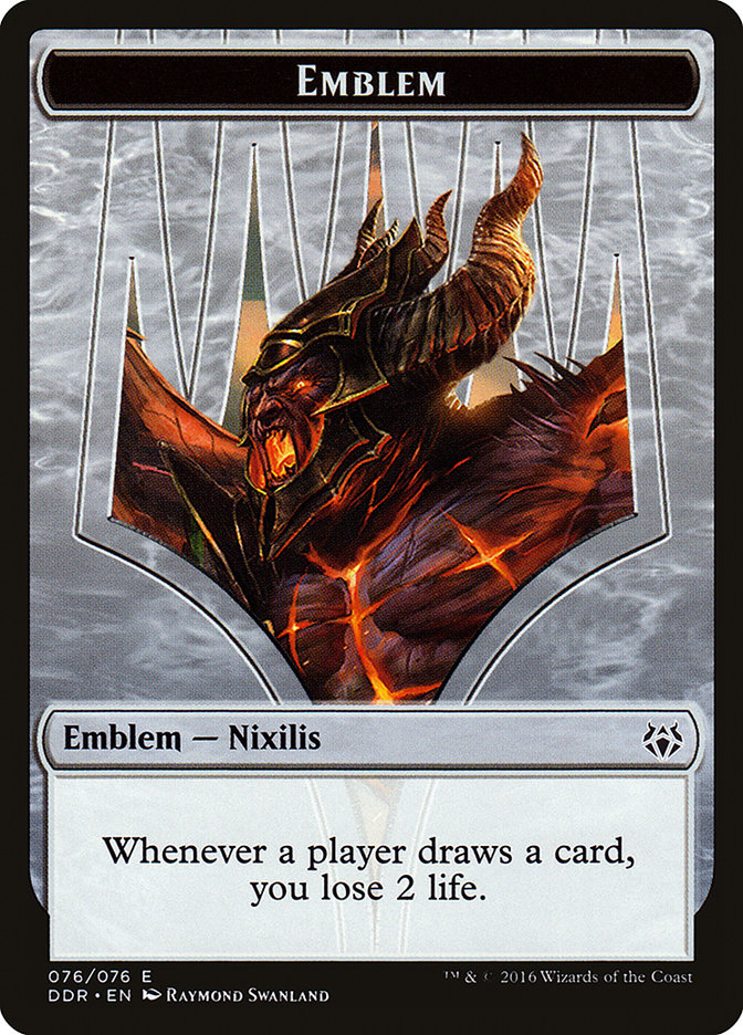 Ob Nixilis Reignited Emblem [Duel Decks: Nissa vs. Ob Nixilis] | Anubis Games and Hobby
