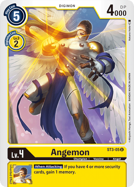 Angemon [ST3-05] [Starter Deck: Heaven's Yellow] | Anubis Games and Hobby