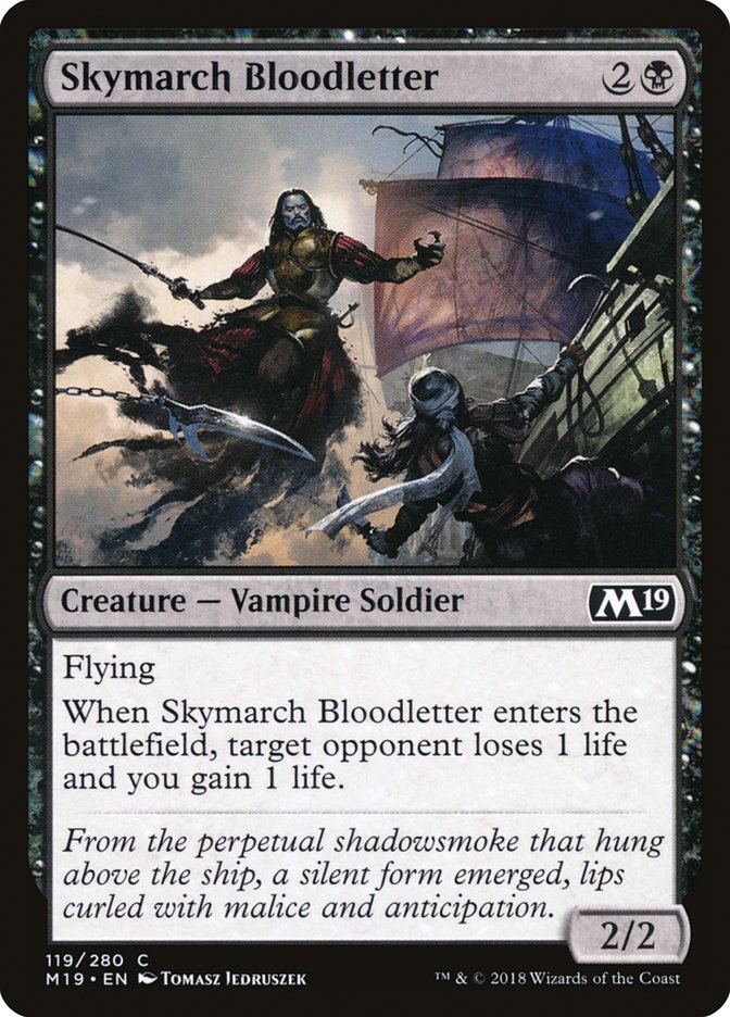 Skymarch Bloodletter [Core Set 2019] | Anubis Games and Hobby