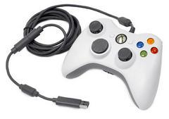 White Xbox 360 Wired Controller - Xbox 360 | Anubis Games and Hobby